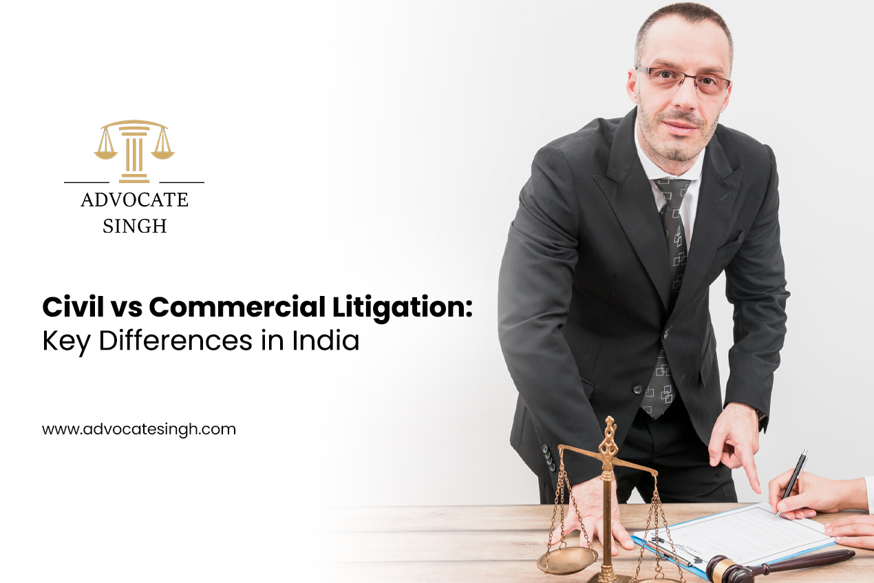 Civil vs Commercial Litigation: Key Differences in India